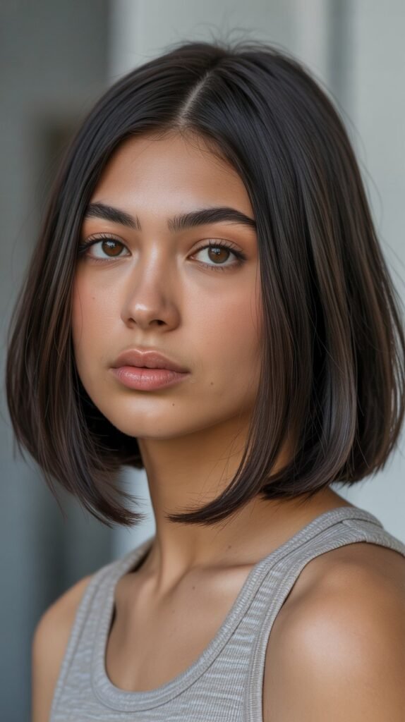 20. Long Bob for Oval Faces