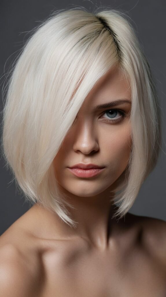 8. Asymmetrical Long Bob
