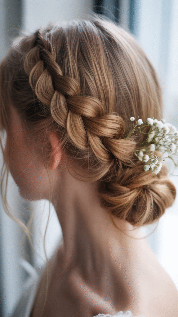 27. Waterfall Braid into Bun