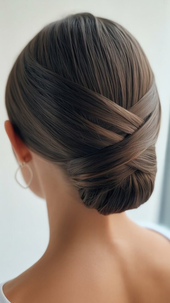 17. Crossover Low Bun