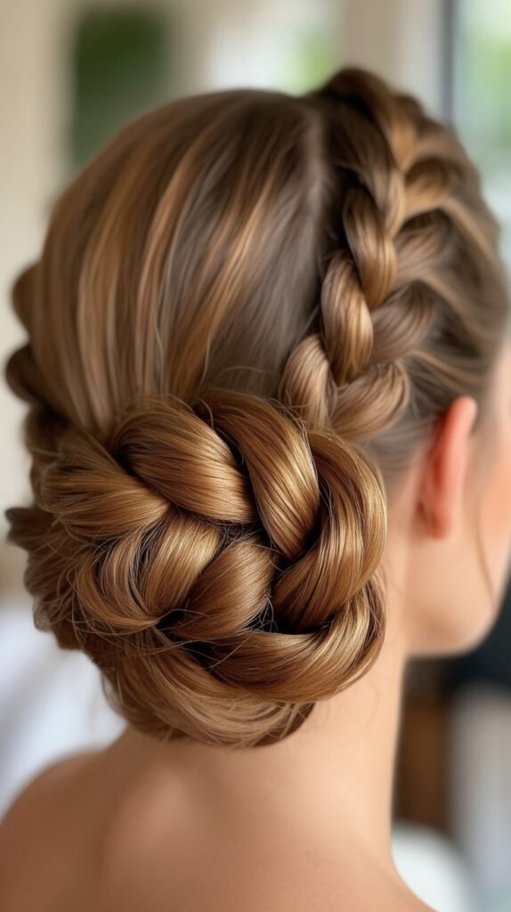 21. Rope Braid Bun