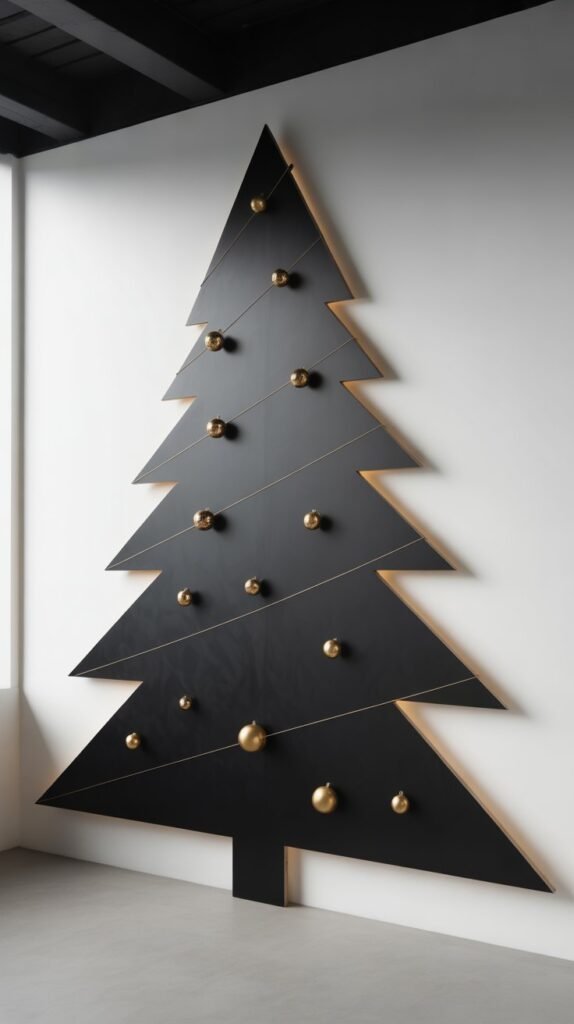 13. Modern Plywood Triangle Tree