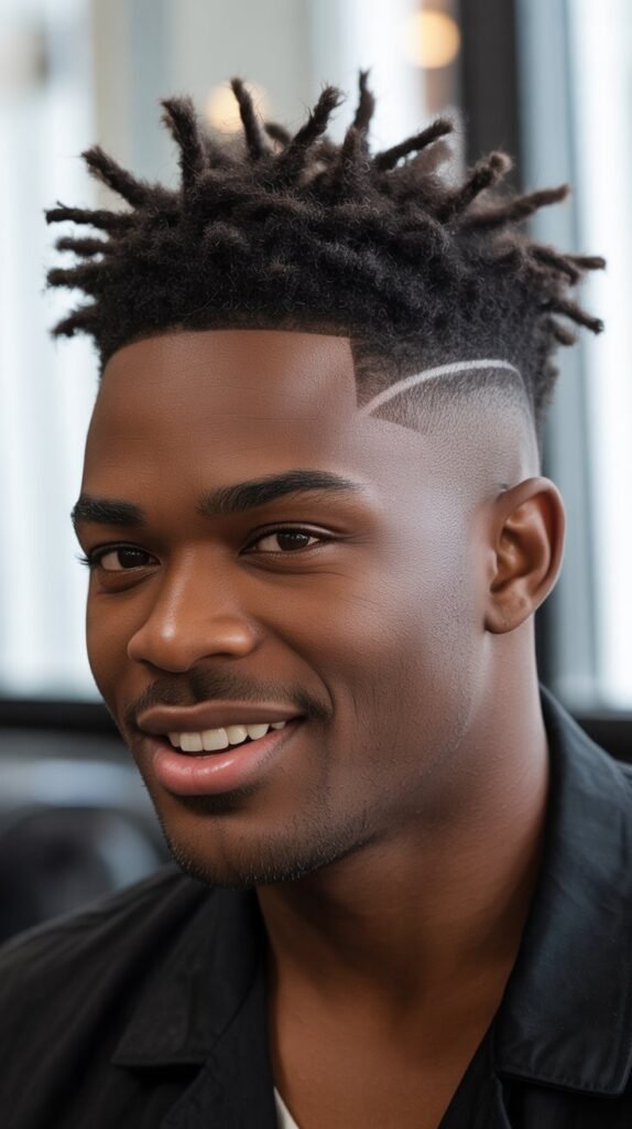 29. Low Taper Fade with Messy Top