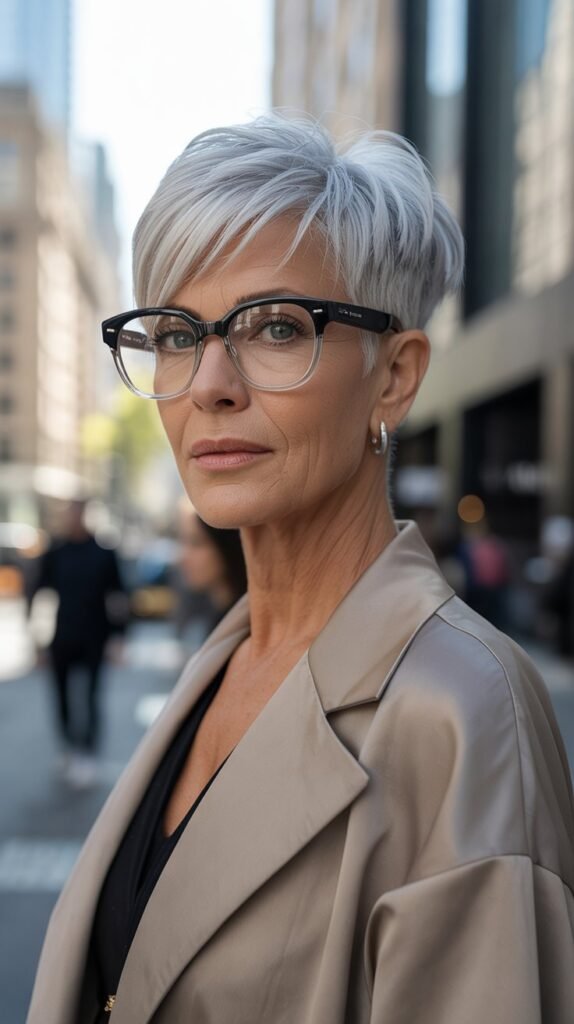 31. Side-Parted Pixie