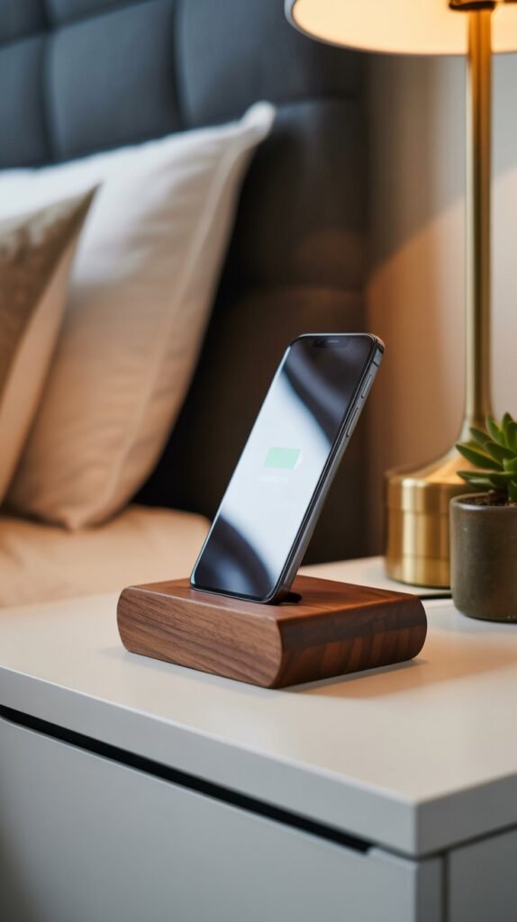 38. Wooden Phone Charging Docks