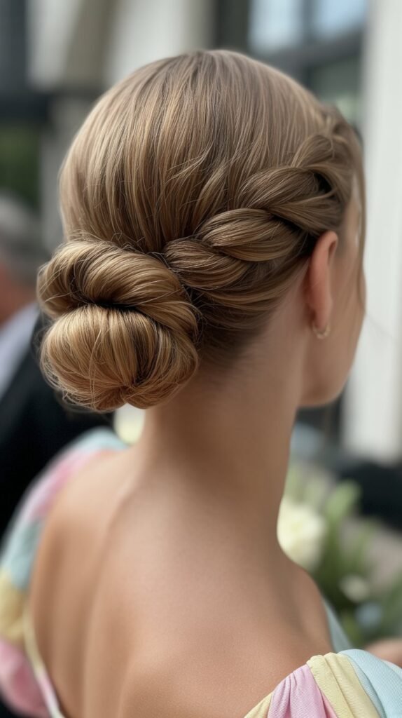 7. Double Twisted Bun