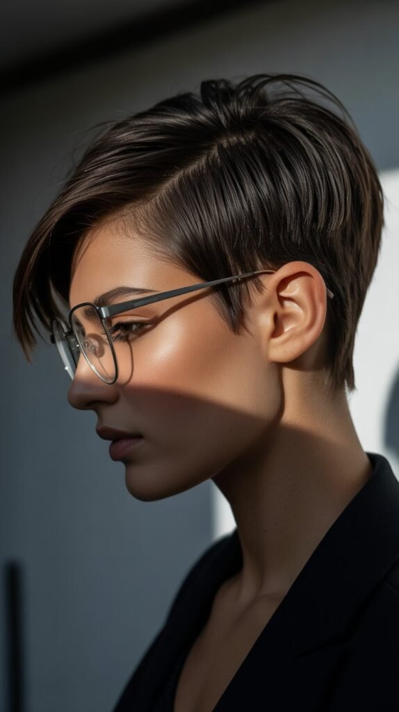 14. Side-Swept Pixie with Undercut
