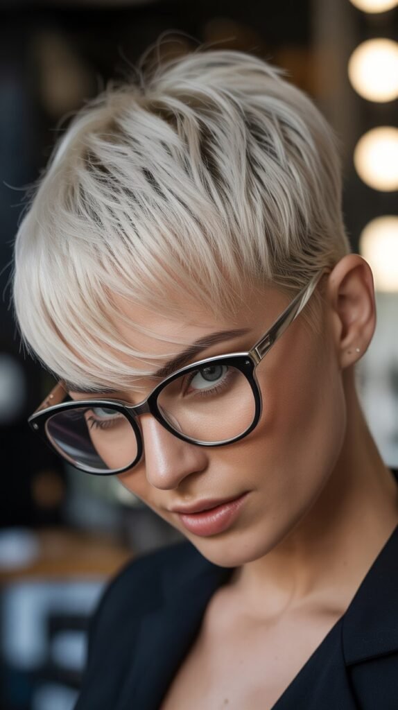 25. Pixie with Forward-Swept Fringe