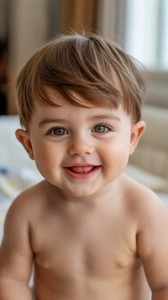 Layered Crown with Short Sides