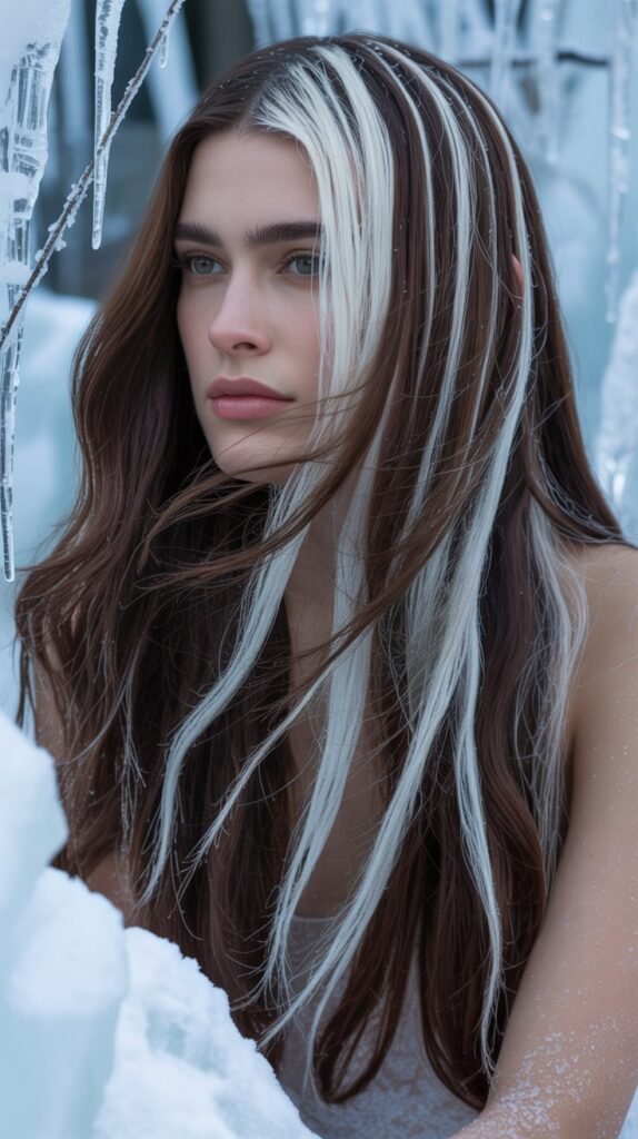 6. Icy Brunette
