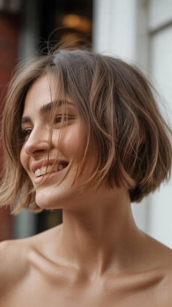 11. Messy Choppy Bob