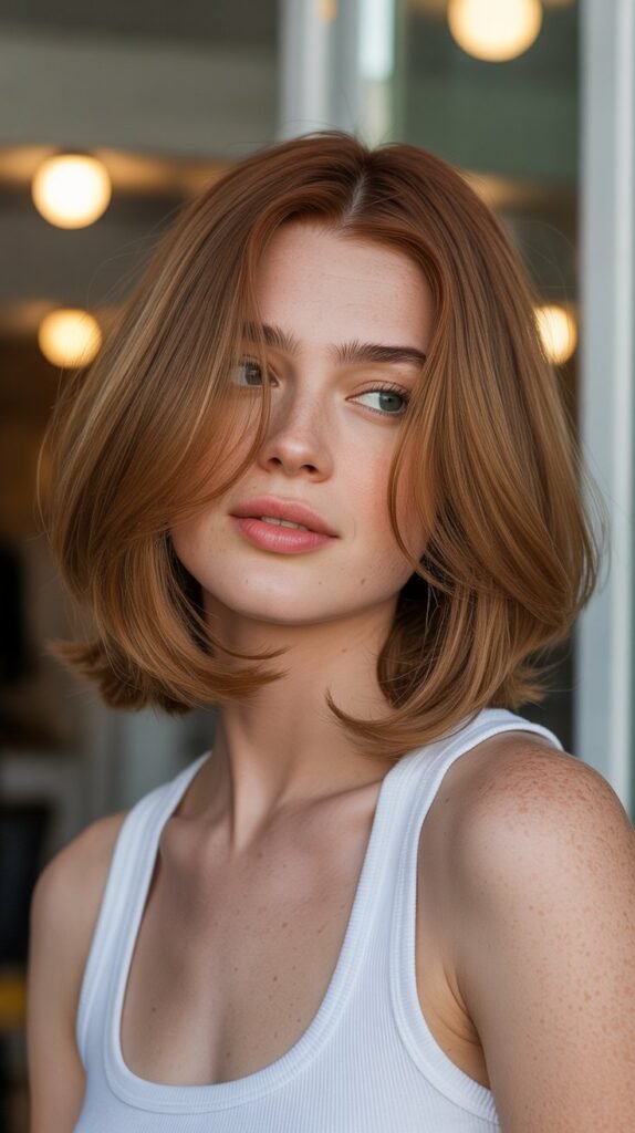 22. Long Bob for Heart-Shaped Faces