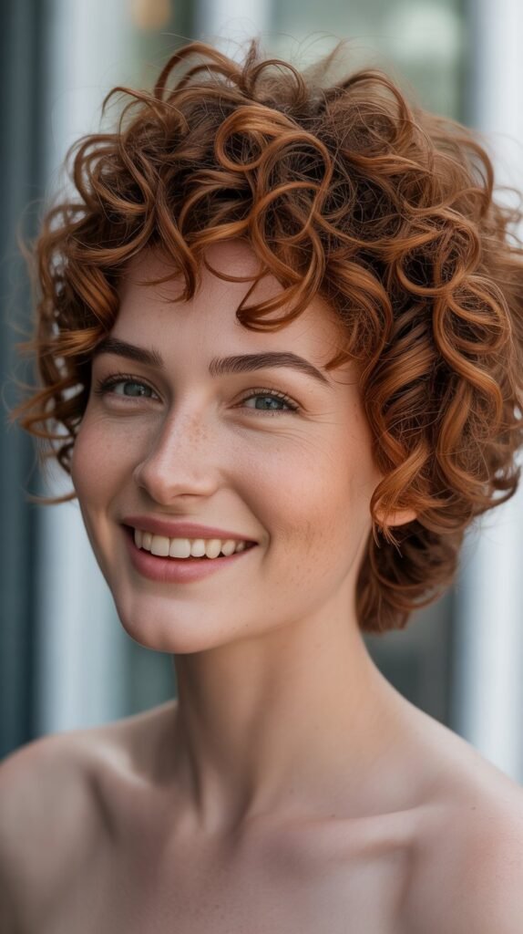13. Curly Pixie: Embracing Natural Texture