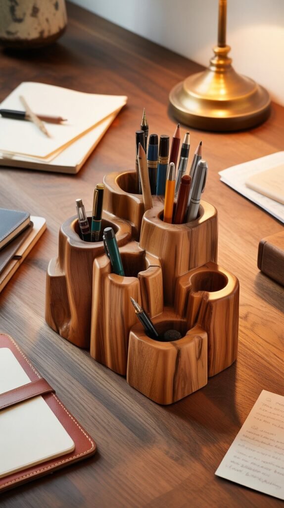 33. Wooden Pen/Pencil Holders