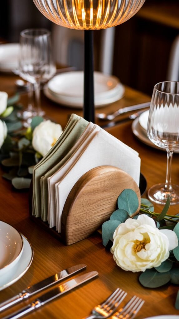 28. Wooden Napkin Holders