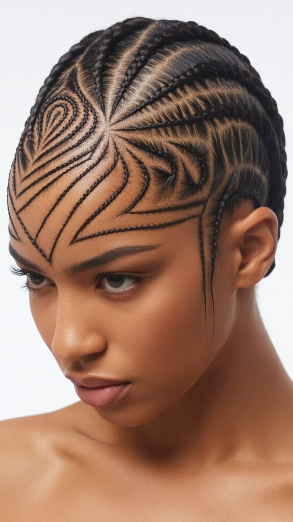 20. Cornrow Design