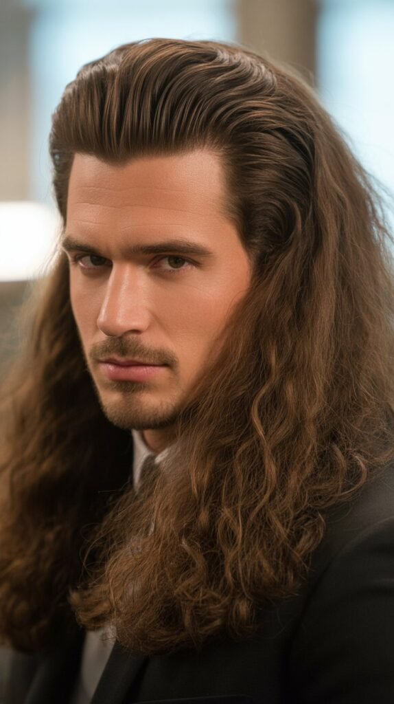 24. Side Part for Thick Hair