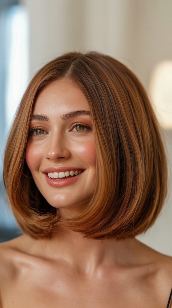  Volumized Crown Bob