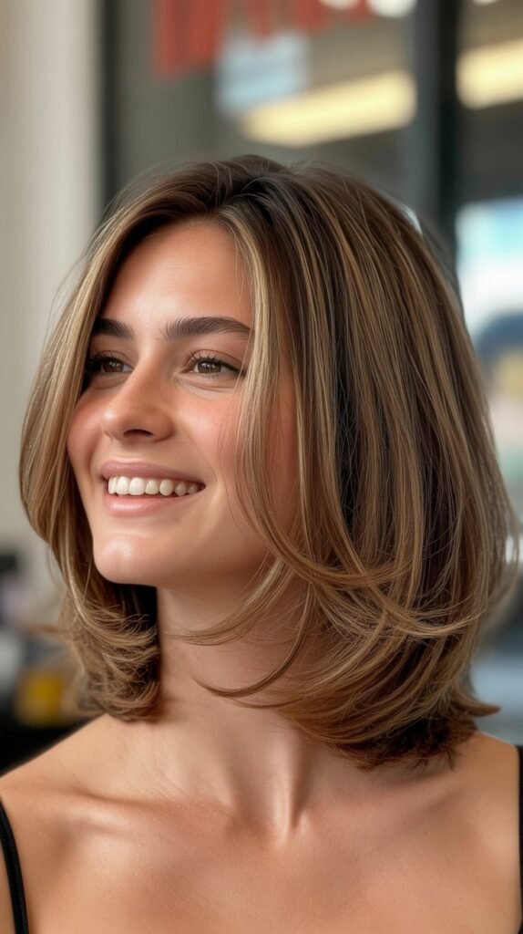 Layered Long Bob for Movement