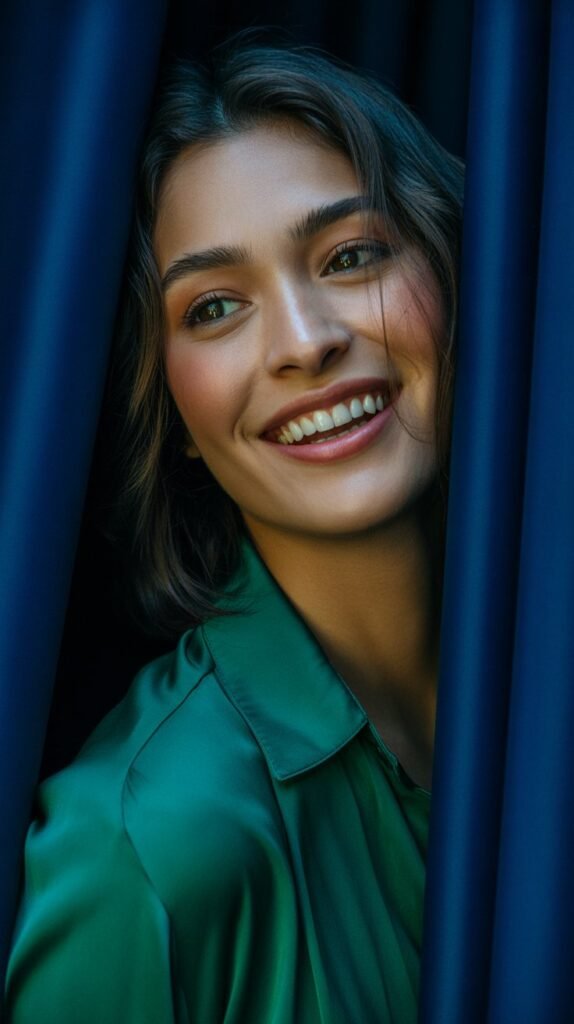 Emerald Green and Navy Blue Depths