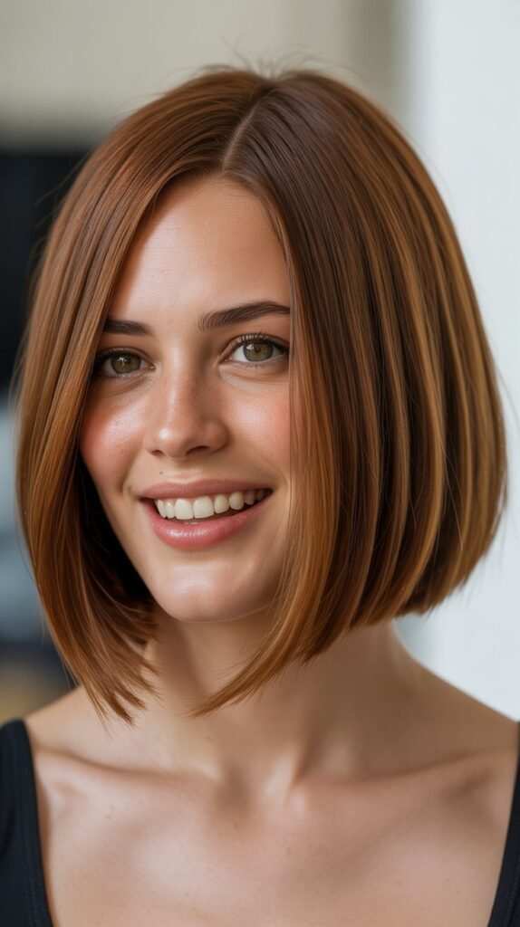 Angled Long Bob (A-Line Bob)