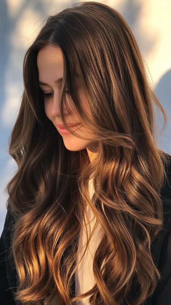 31. Honey Balayage with Chocolate Base