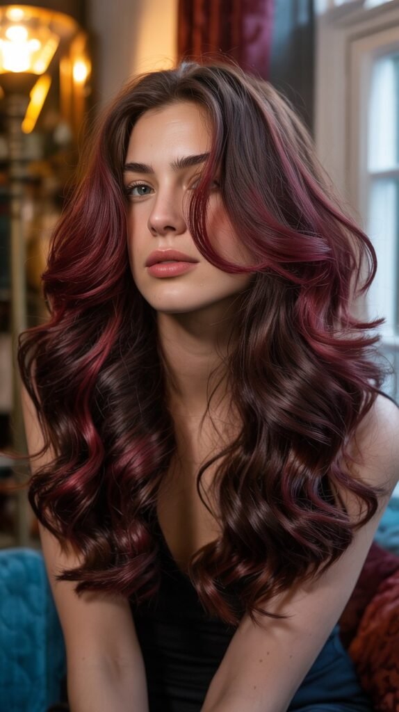 14. Burgundy Brunette