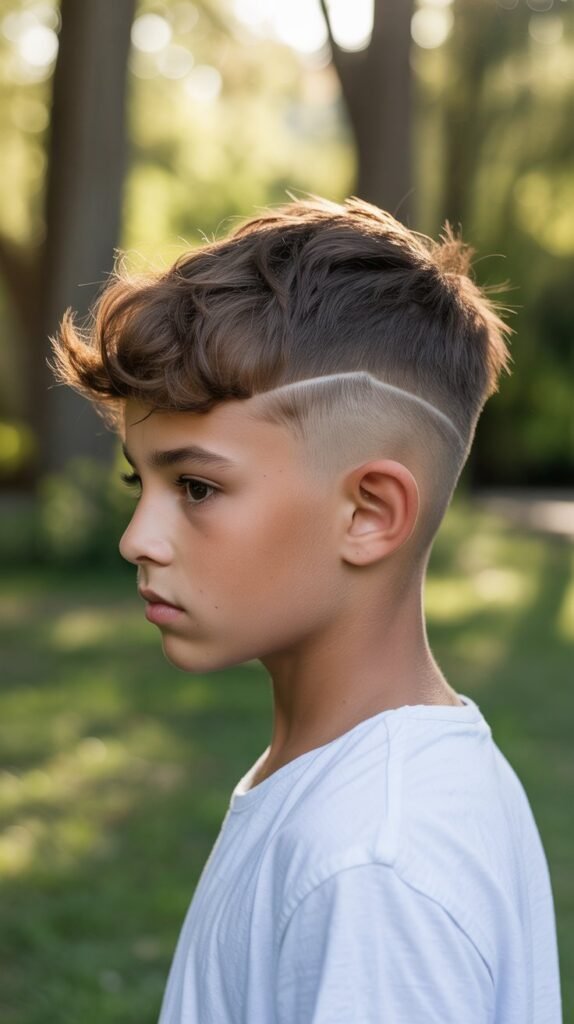 13. Low Fade with Textured Top