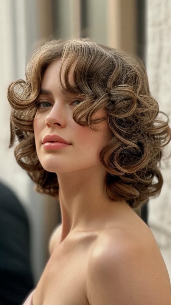 26. Long Bob with Soft Curls