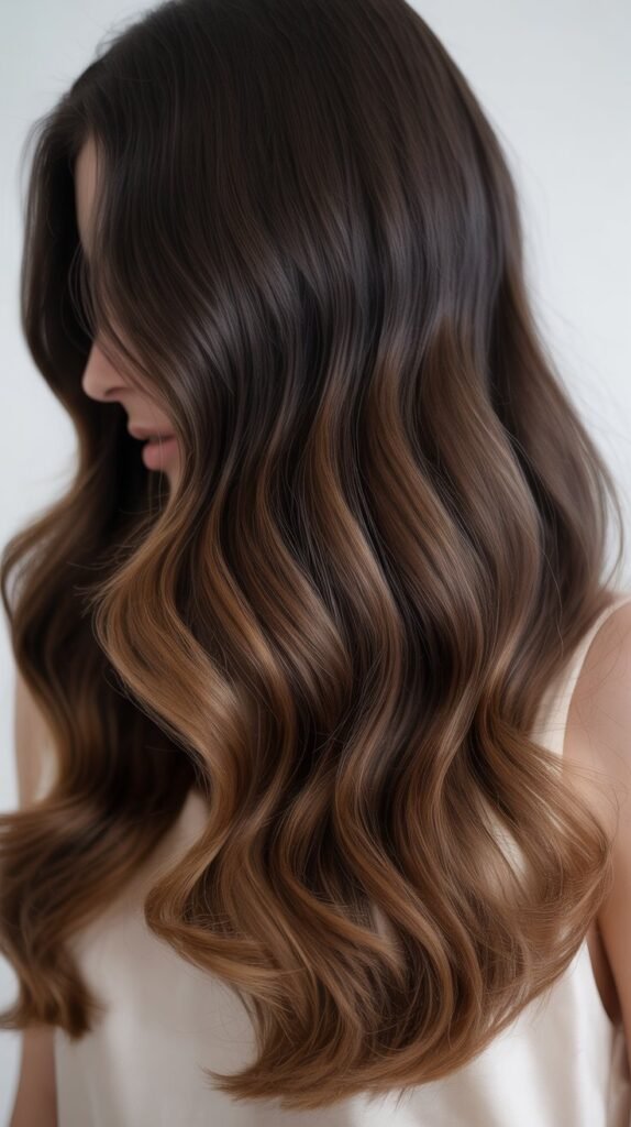 8. Dark Brown Ombré