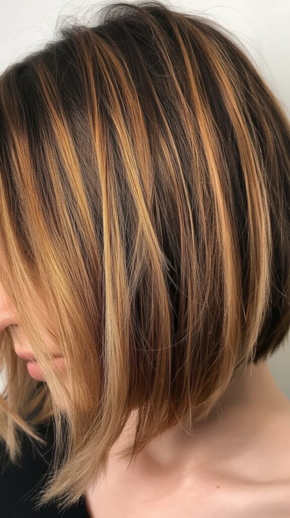 Choppy Bob with Root Shadow