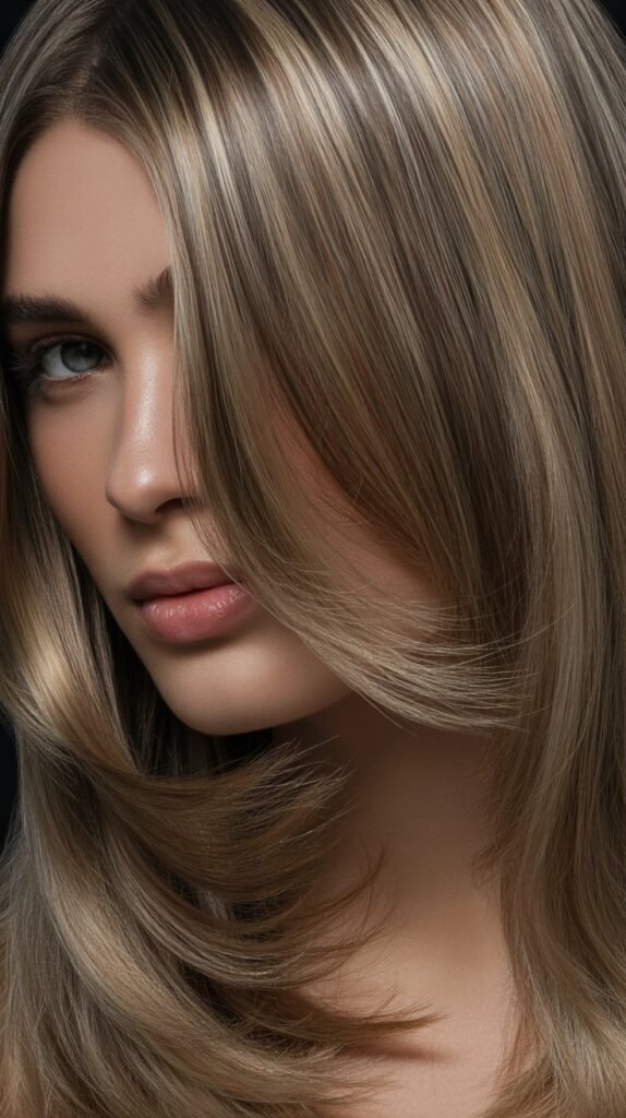 23. Celebrity-Inspired Ash Brown Looks