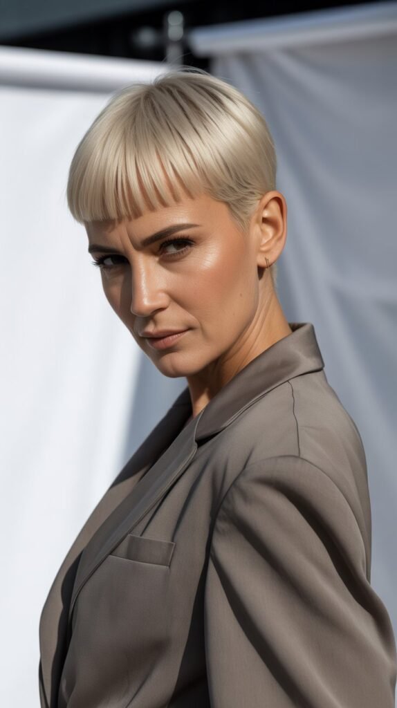 21. Sleek Pixie with Micro Bangs