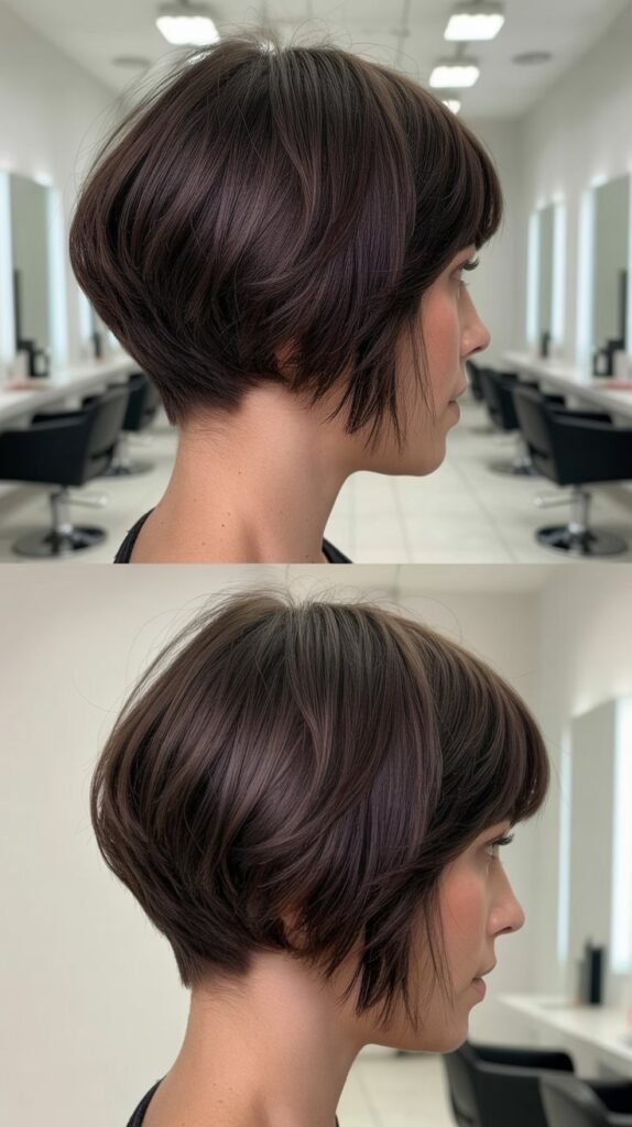 8. Inverted Choppy Bob