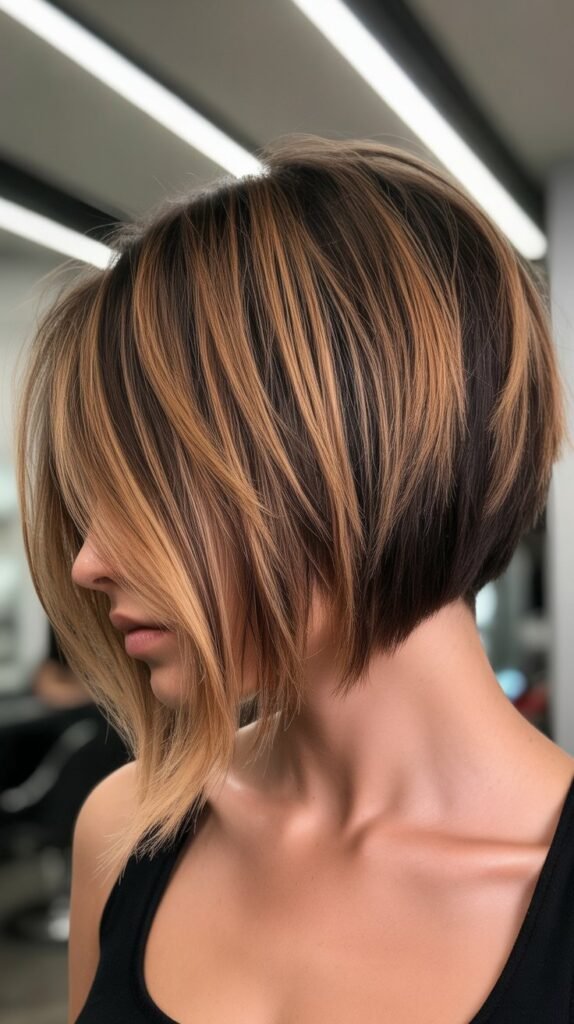 Choppy Bob with Shadow Root