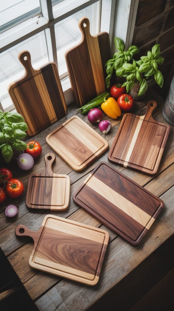 1. Wooden Cutting Boards