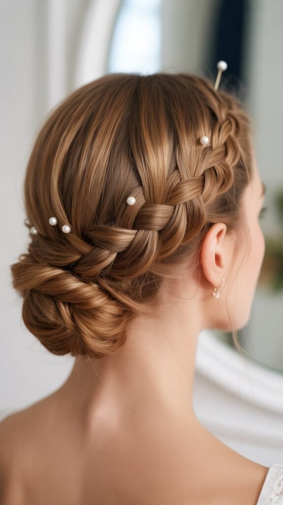 19. Half-Up Space Buns