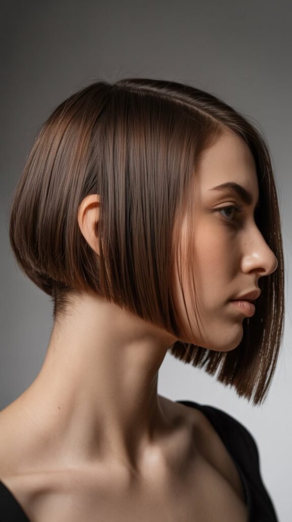 3. Angled Long Bob (A-Line Bob)