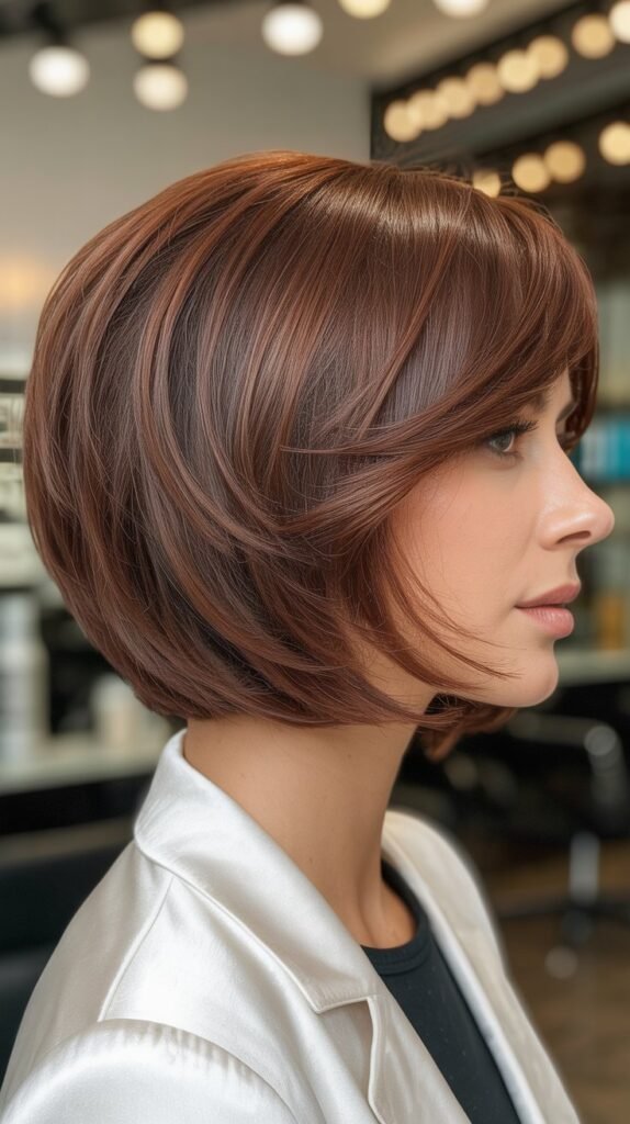 17. Choppy Bob with Graduated Layers
