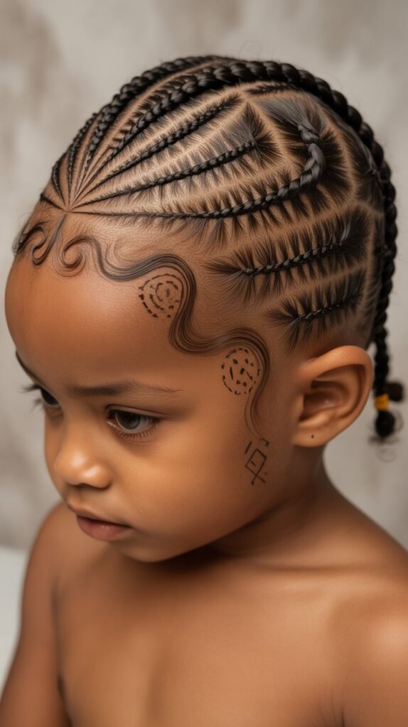 5. Tribal Cornrow Patterns