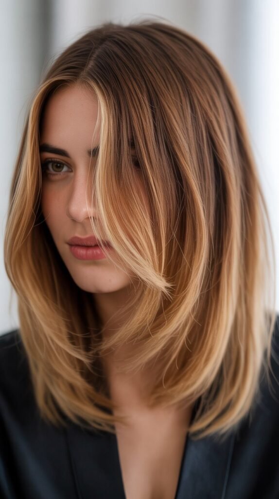 20. Long Bob with Root Shadow