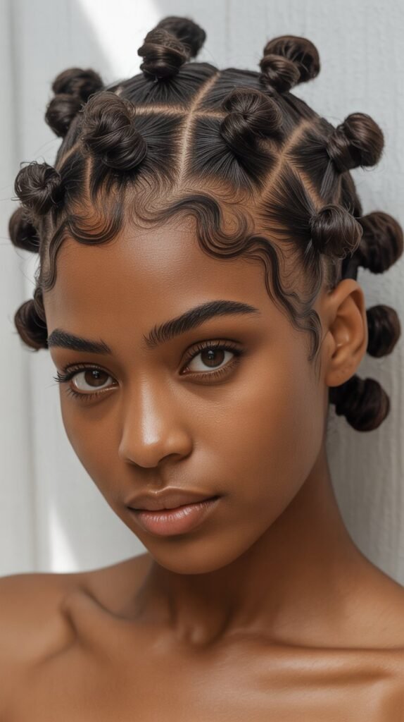 4. Bantu Knots
