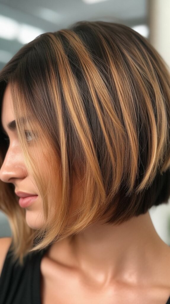 Choppy Bob with Root Shadow