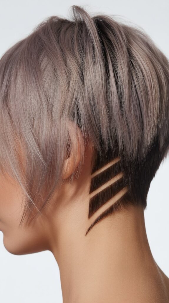 8. Choppy Bob with Undercut