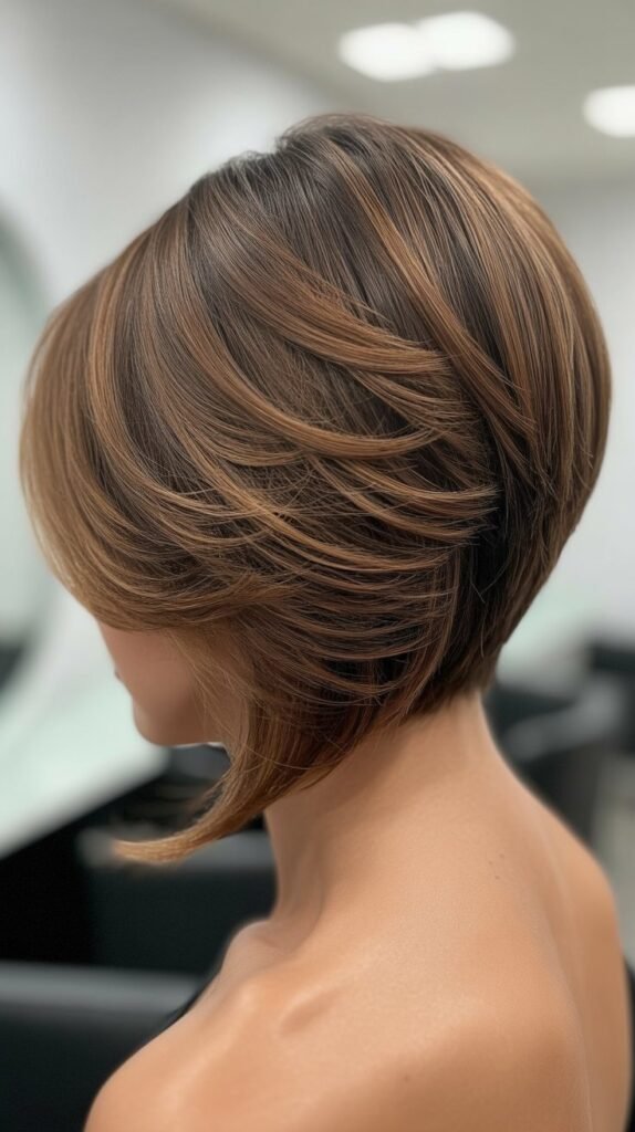 12. Stacked Long Bob
