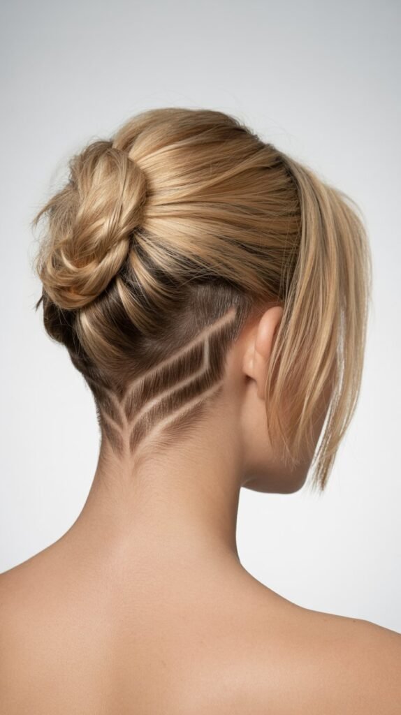 27. Choppy Bob with Nape Undercut