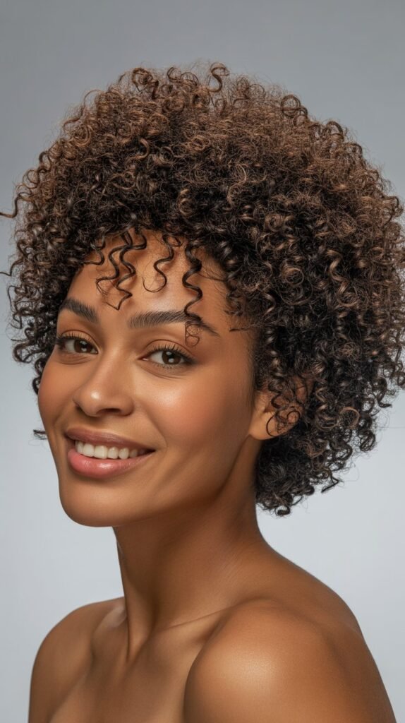 22. Defined Wash and Go with Clips