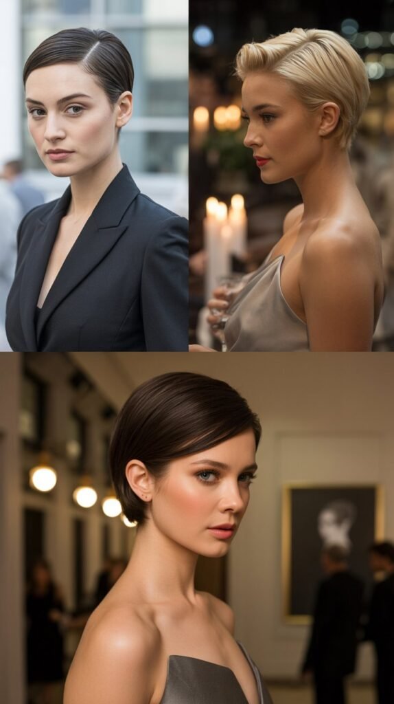 5. Slicked-Back Pixie