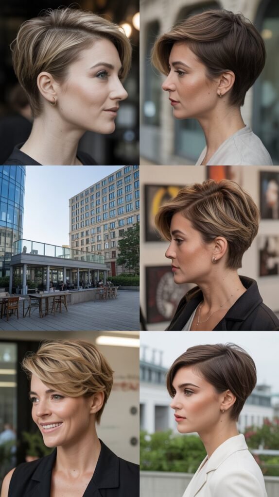 11. Pixie with Side Sweep