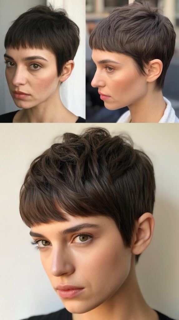 Textured French Crop Pixie